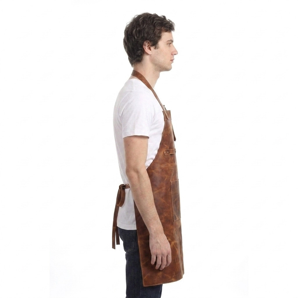 leather welding apron, leather woodwork apron, leather chef apron, leather carpenter apron, chef apron, butcher apron