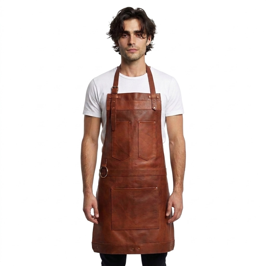 leather welding apron, leather woodwork apron, leather chef apron, leather carpenter apron, chef apron, butcher apron