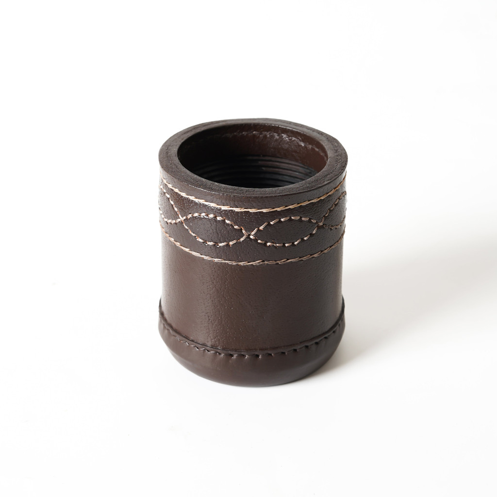 Leather Dice Cups, Brown Dice Cup, Leather Dice Cup, Dice Shaker, Leather Dice Shaker,