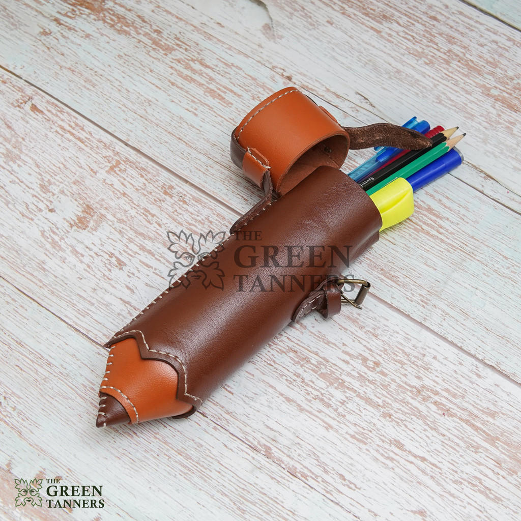 Leather Pencil Case, Leather Pencil Case, Leather Pencil Holder