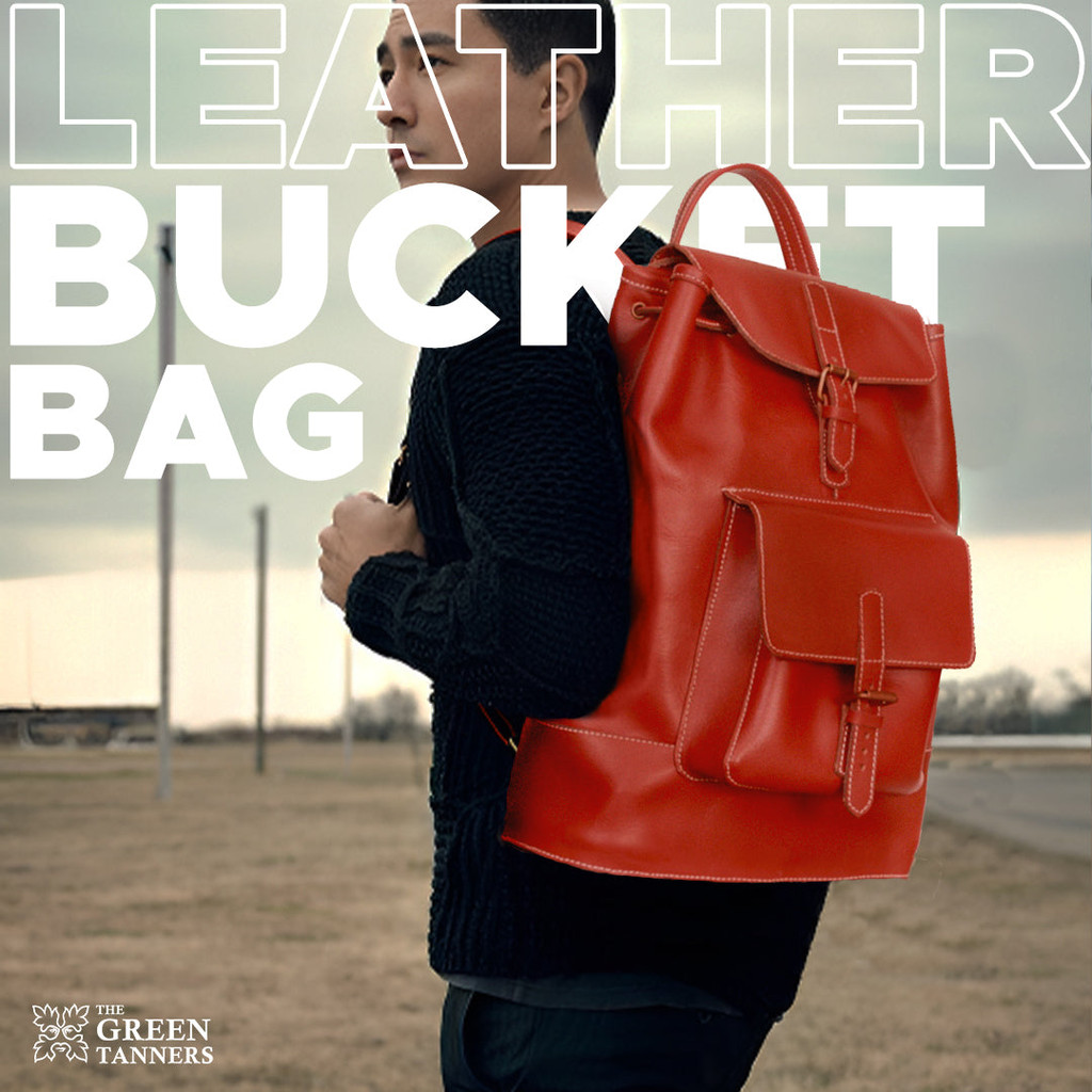 Leather Travel Backpack creative