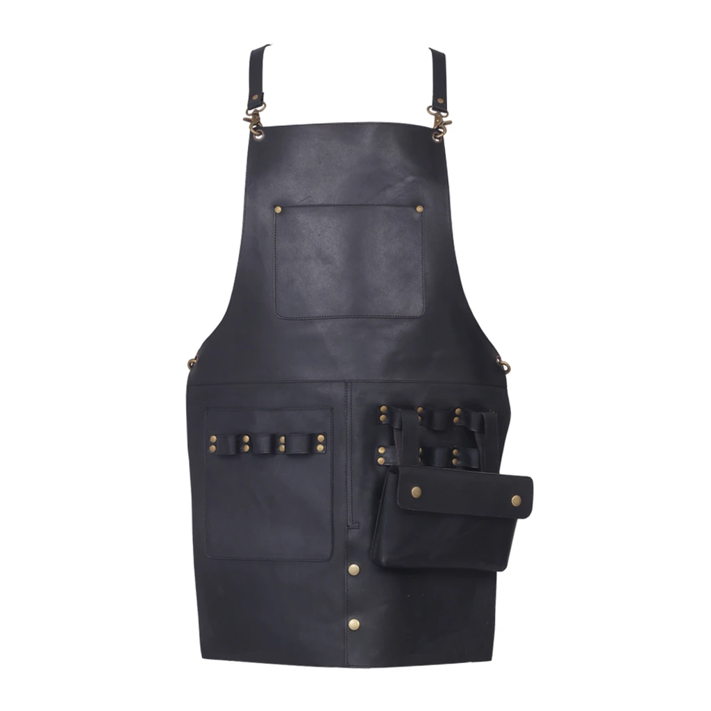 leather blacksmith apron, leather woodwork apron, leather carpenter apron