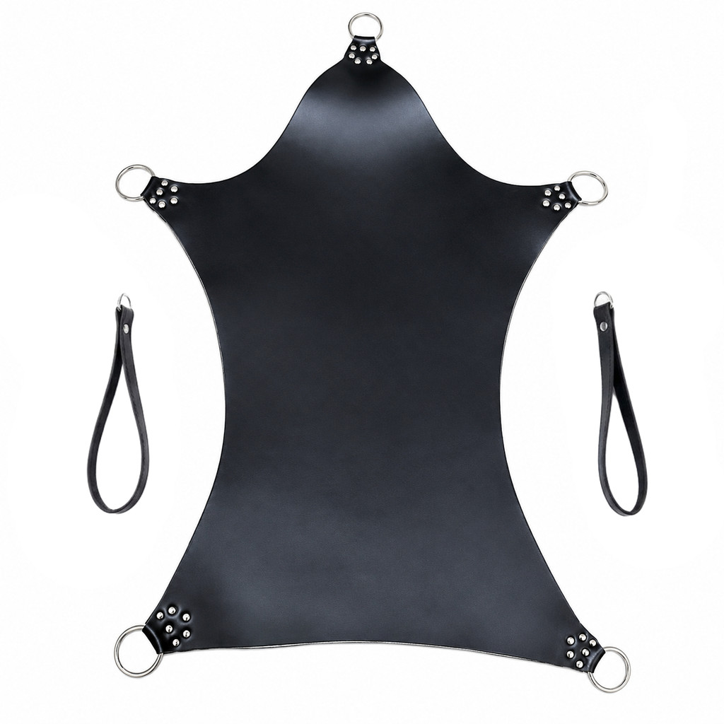 leather gay sex sling, leather sex swing, leather sex sling, leather bondage sex sling