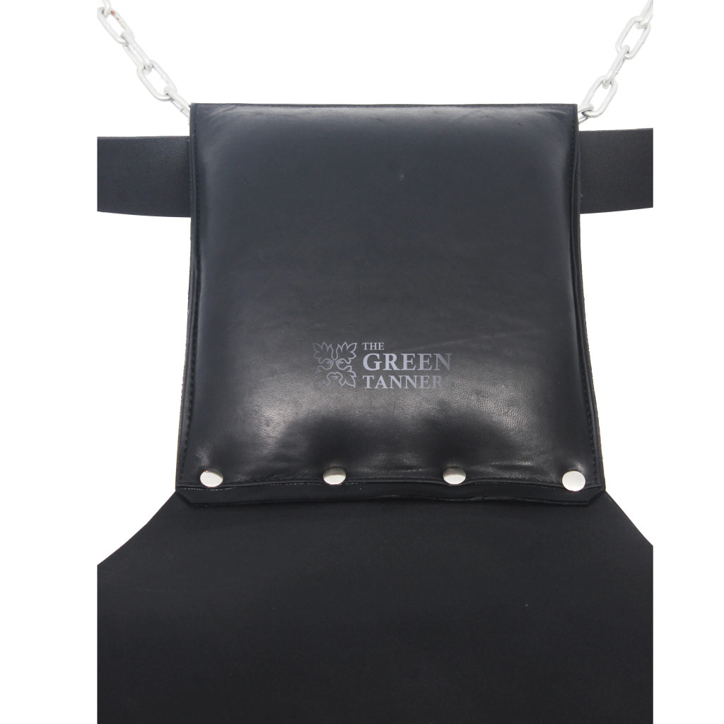 view of pillow used in Gay Leather Sling