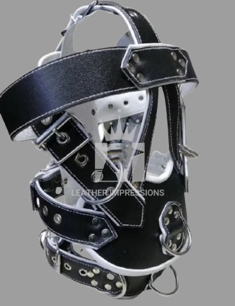 leather bondage hood, Leather BDSM Muzzle, Leather Muzzle, Leather Hood, BDSM Hood, Bondage Muzzle, leather pony play mask, bondage hood , bdsm muzzle, leather bondage hood, bdsm muzzle