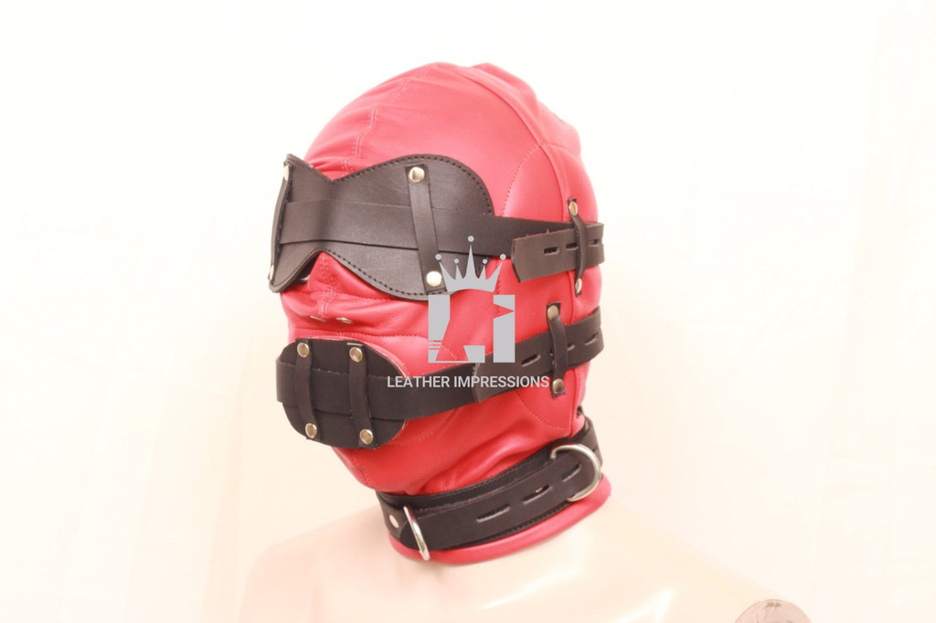 leather bondage hood, Leather BDSM Muzzle, Leather Muzzle, Leather Hood, BDSM Hood, Bondage Muzzle, leather pony play mask, bondage hood , bdsm muzzle, leather bondage hood, bdsm muzzle