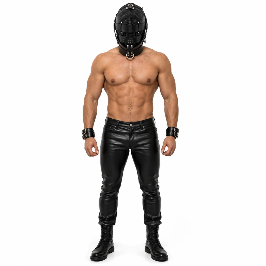leather hood, leather bondage hood, leather bdsm hood, leather bondage mask, bdsm face mask, bdsm leather mask, leather sex mask