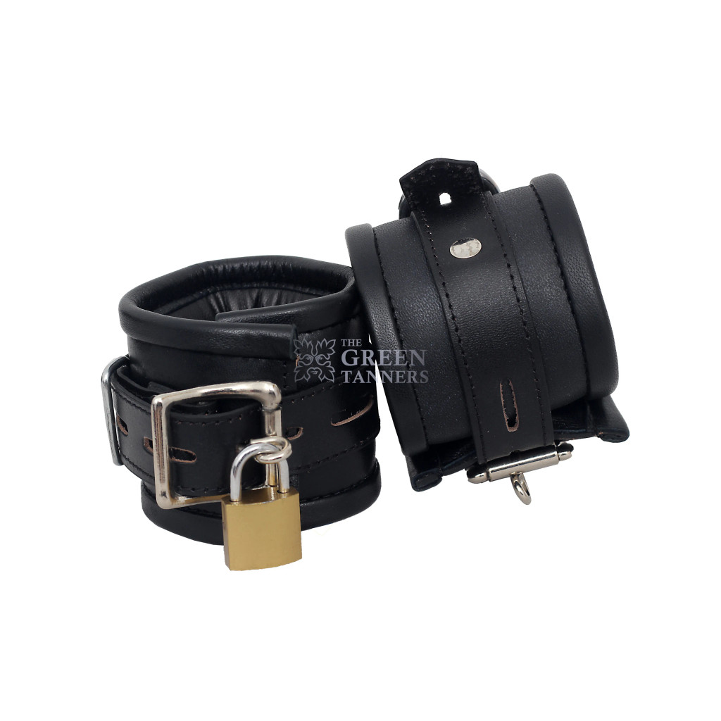 Leather Handcuffs, Leather Bondage Handcuffs, BDSM Handcuffs, Bondage Cuffs, bdsm handcuffs, bondage handcuffs, padded handcuffs, handcuffs bondage