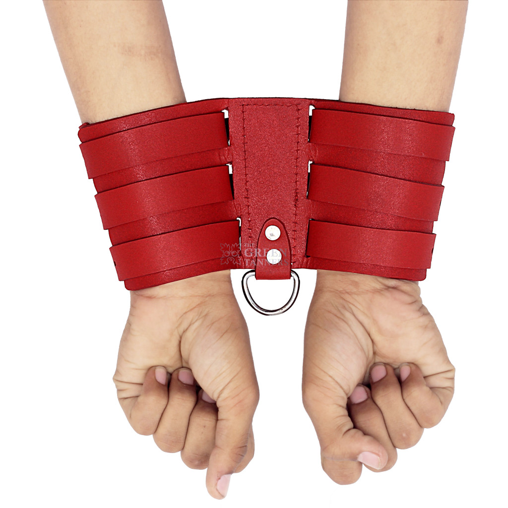 Leather BDSM Handcuffs Leather BDSM Handcuffs