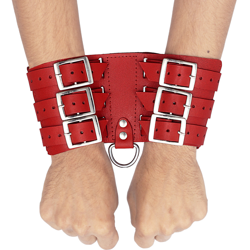 Leather BDSM Handcuffs Leather BDSM Handcuffs