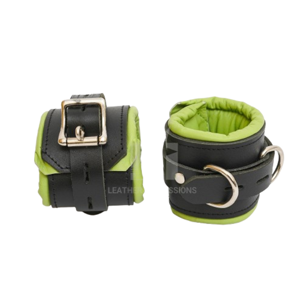 Leather Handcuffs, Leather Bondage Handcuffs, BDSM Handcuffs, Bondage Cuffs, bdsm handcuffs, bondage handcuffs, padded handcuffs, handcuffs bondage