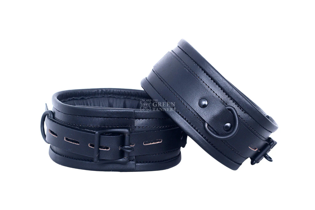 Leather Handcuffs, Leather Bondage Handcuffs, BDSM Handcuffs, Bondage Cuffs, bdsm handcuffs, bondage handcuffs, padded handcuffs, handcuffs bondage