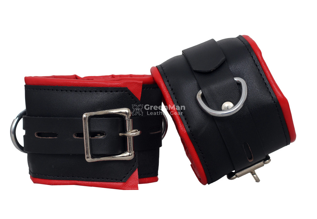 Leather Handcuffs, Leather Bondage Handcuffs, BDSM Handcuffs, Bondage Cuffs, bdsm handcuffs, bondage handcuffs, padded handcuffs, handcuffs bondage