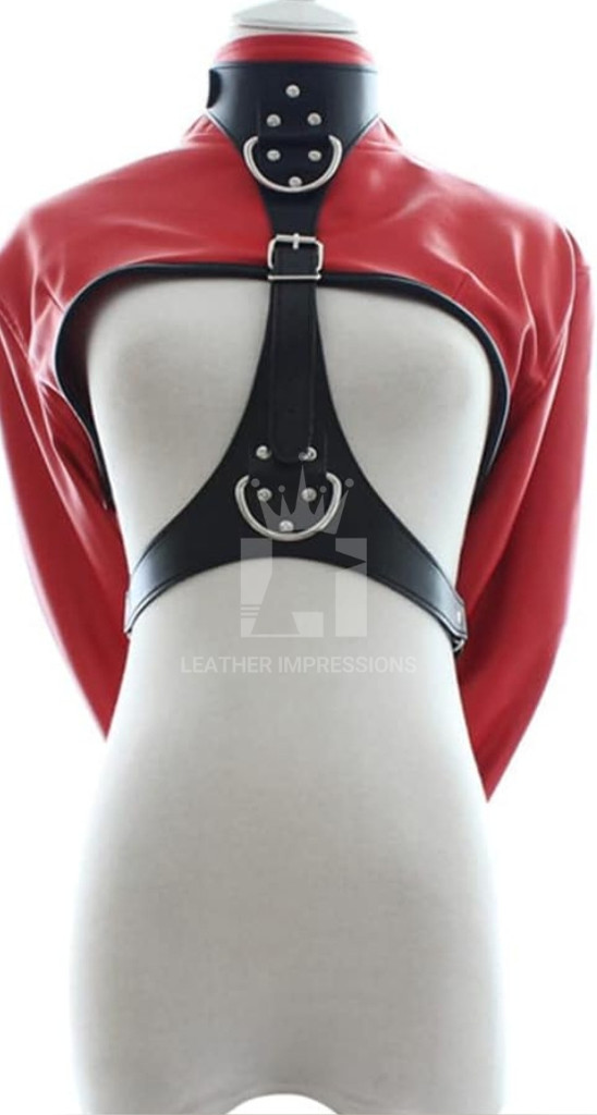 Leather Straitjacket Bondage, Leather Straight Jacket, straight jacket bdsm, Leather straitjackets