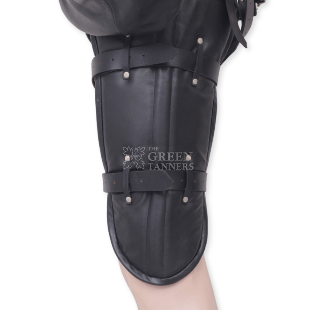 Leather Restraining Bondage Straitjacket - Close View