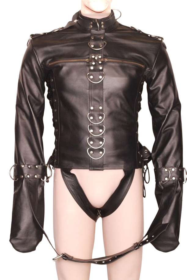 Poop Genuine Leather Straitjacket Kinky