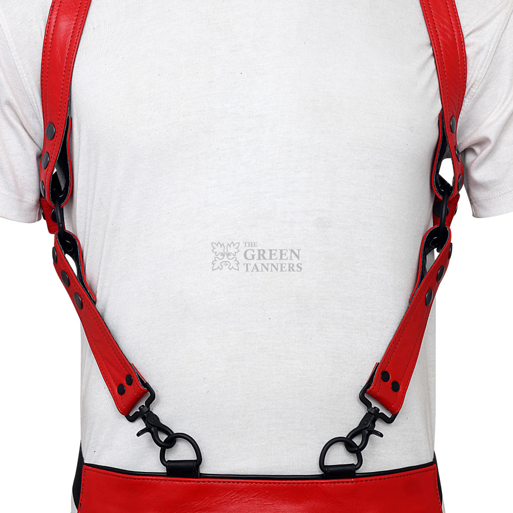 leather gay jockstrap harness, leather harness