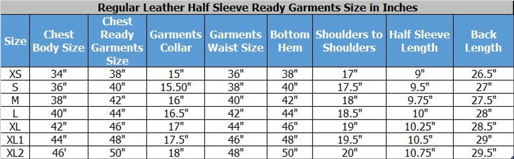 Handmade Short Sleeve Leather Shirt for Men