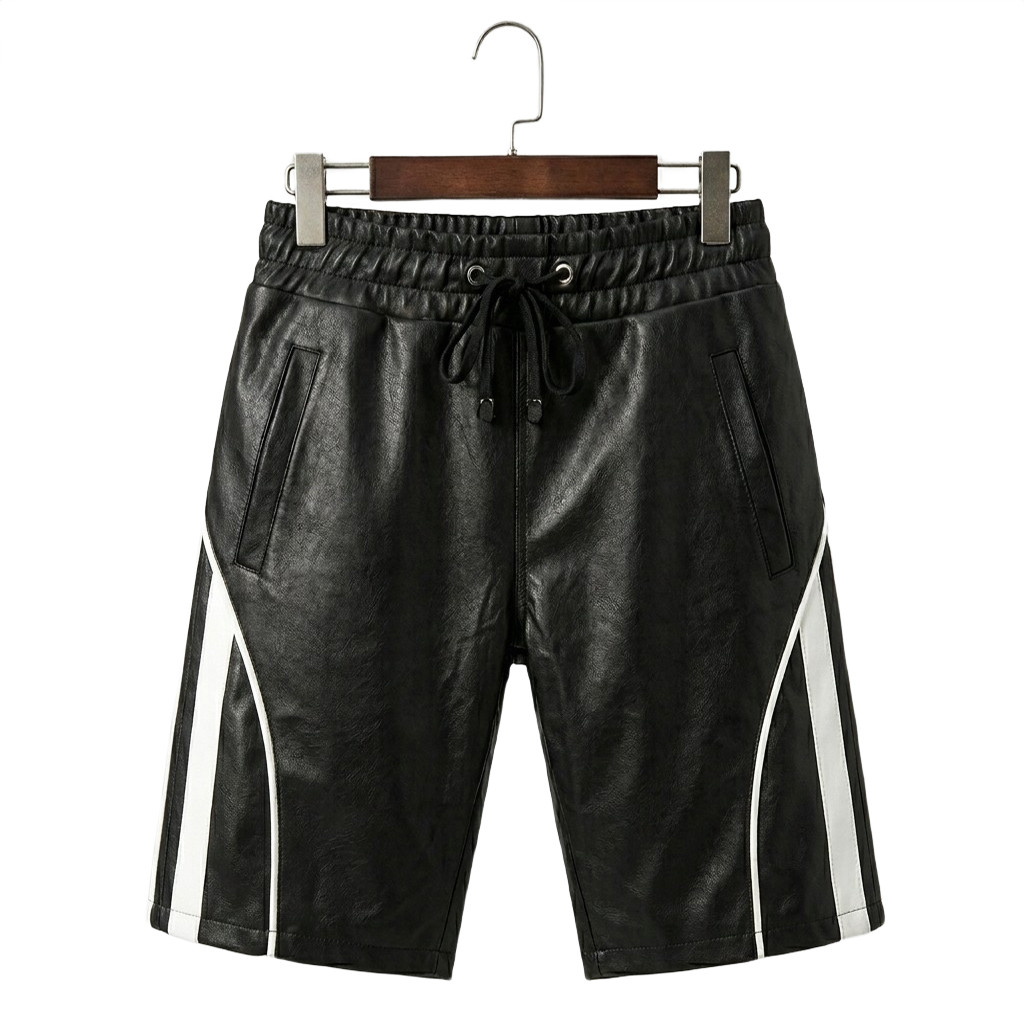 leather shorts, leather shorts bondage, leather shorts bdsm, leather gay shorts, gay leather shorts