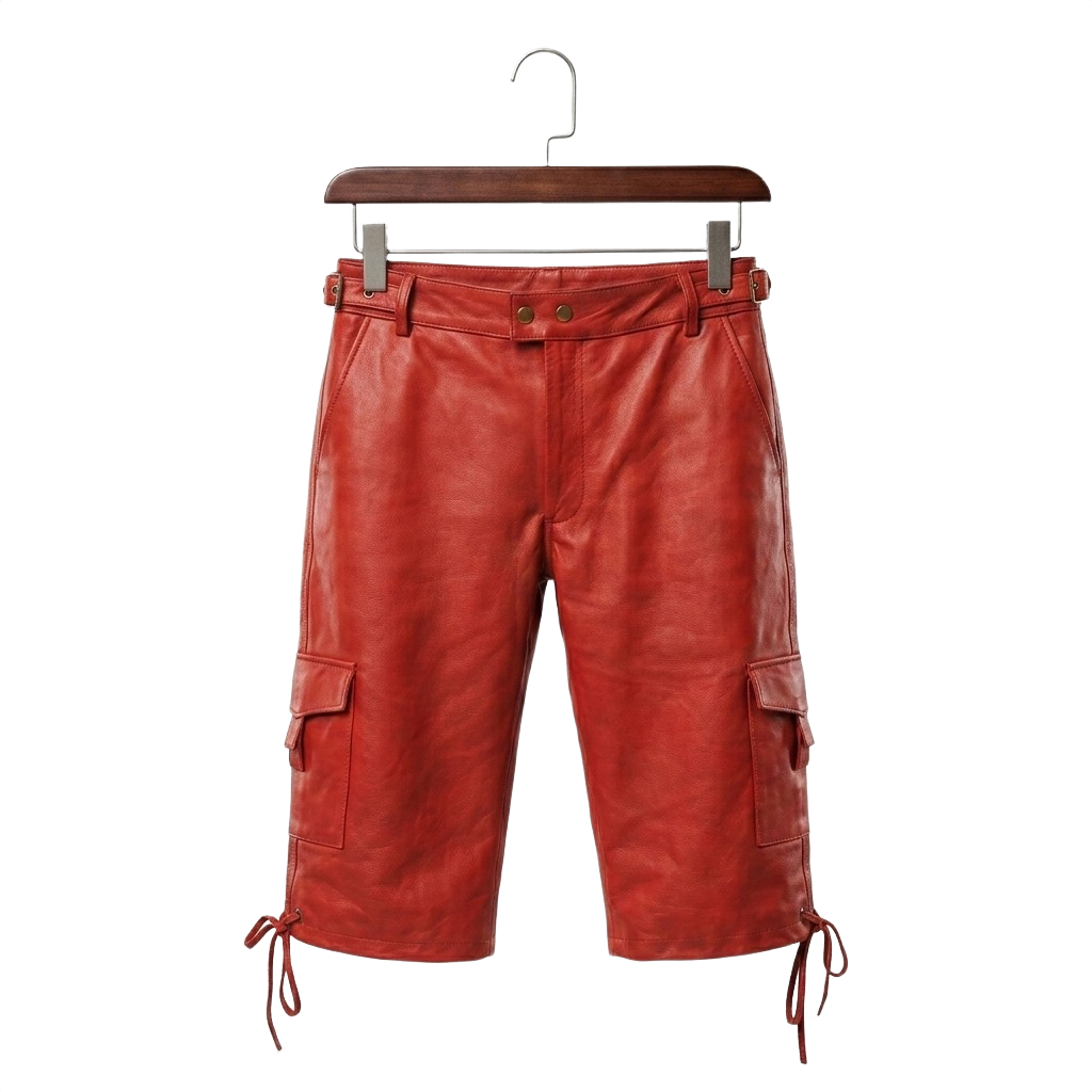 leather shorts, leather shorts bondage, leather shorts bdsm, leather gay shorts, gay leather shorts, knee length shorts