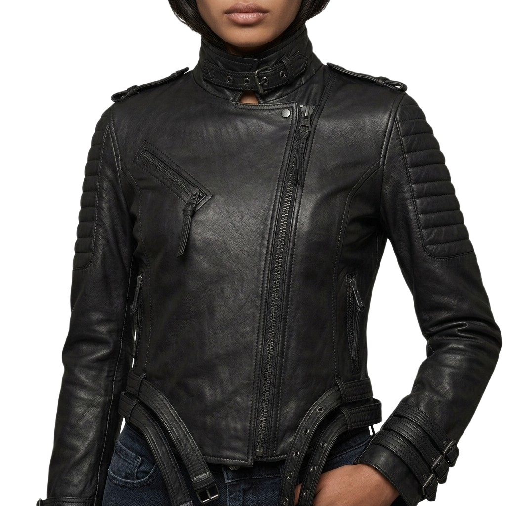leather jacket, leather zipper jacket, genuine leather jacket, leather biker jacket