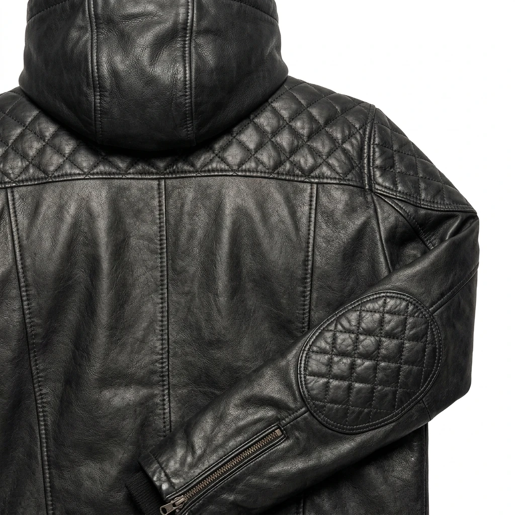 leather jacket, leather zipper jacket, genuine leather jacket, leather biker jacket