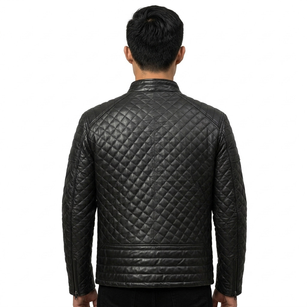 leather jacket, leather zipper jacket, genuine leather jacket, leather biker jacket