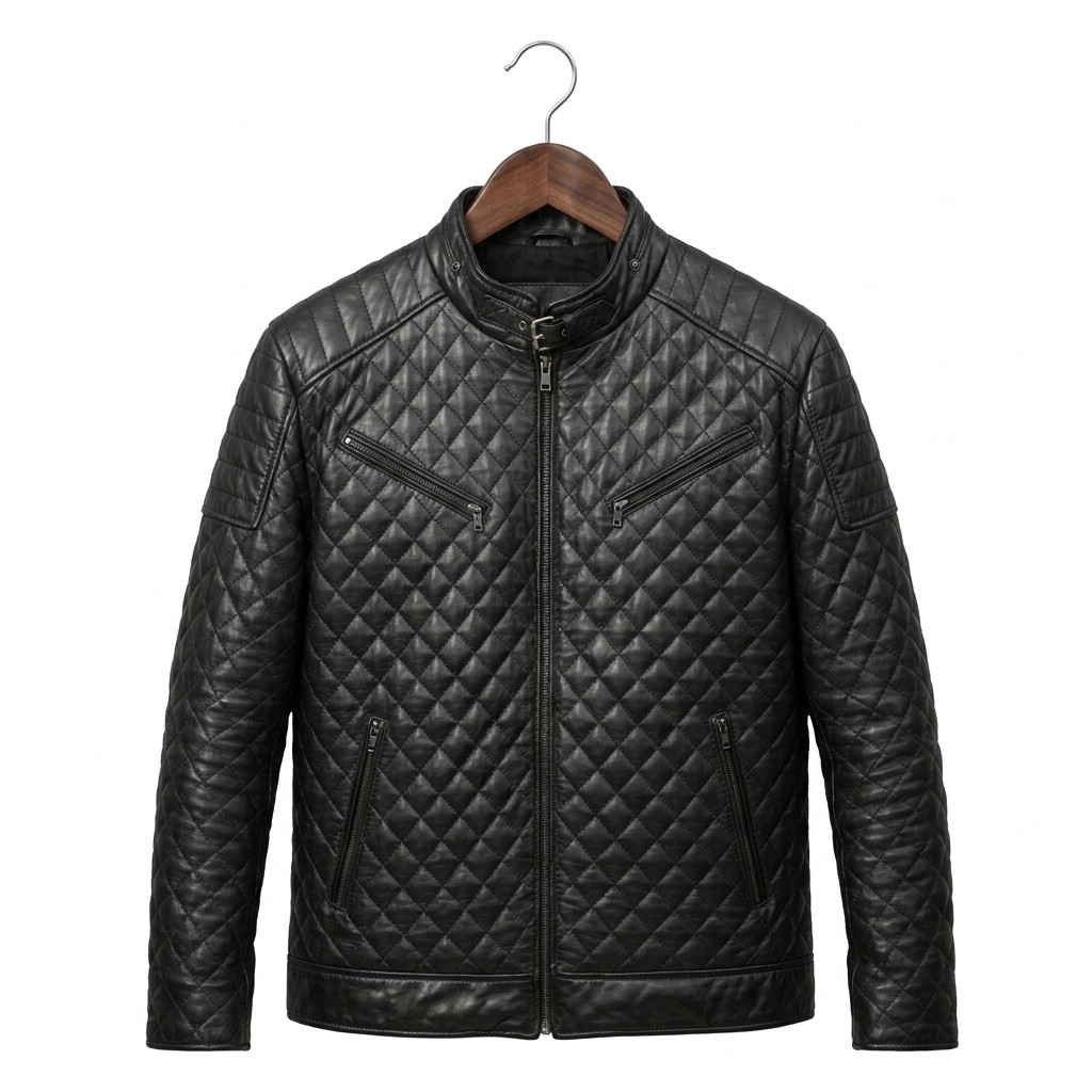 leather jacket, leather zipper jacket, genuine leather jacket, leather biker jacket