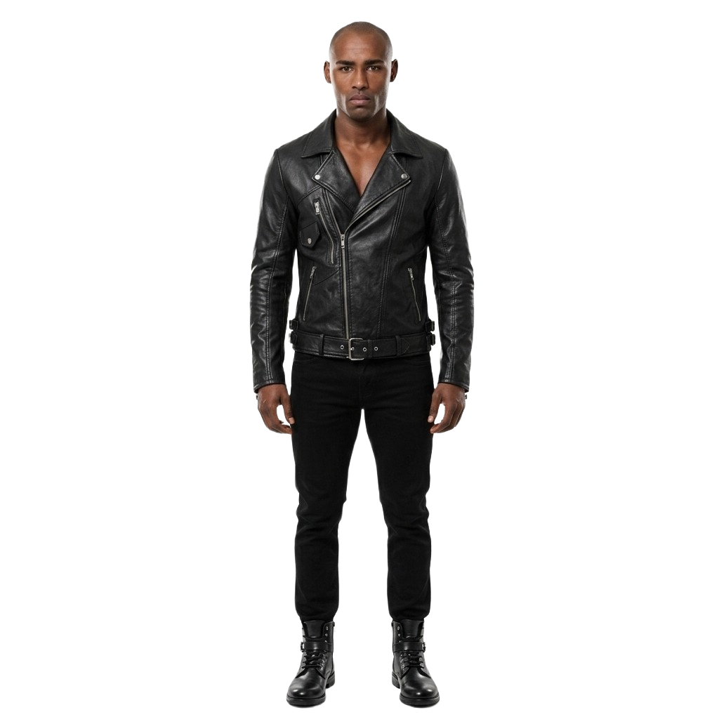 leather jacket, leather zipper jacket, genuine leather jacket, leather biker jacket