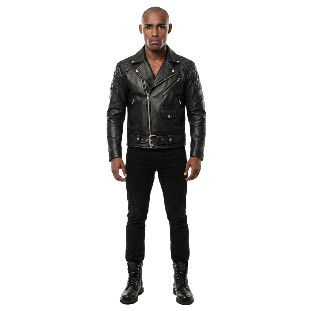 leather jacket, leather zipper jacket, genuine leather jacket, leather biker jacket