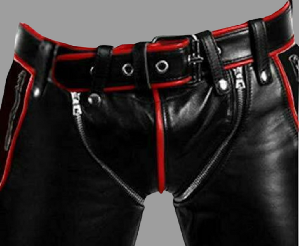 leather pants, leather BDSM Pants, Leather Bondage Pants, Gay Leather Pants, Leather pants mens