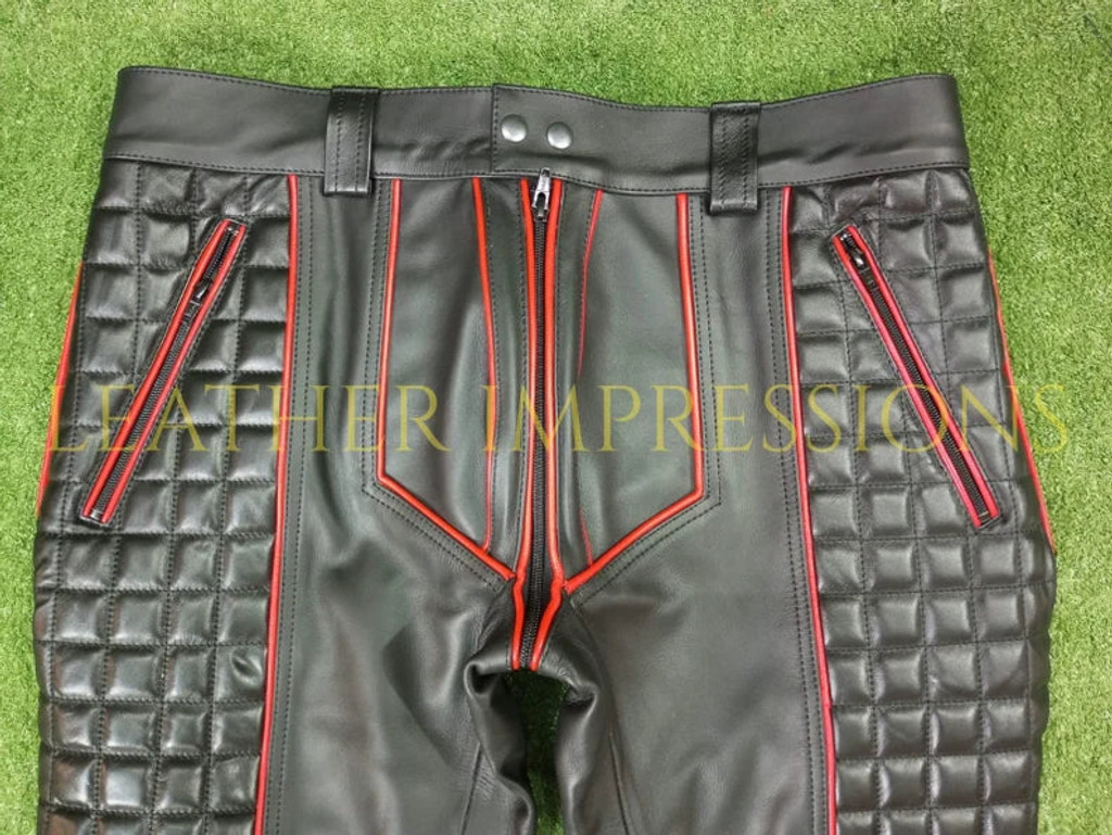 leather pants, leather BDSM Pants, Leather Bondage Pants, Gay Leather Pants, Leather pants mens