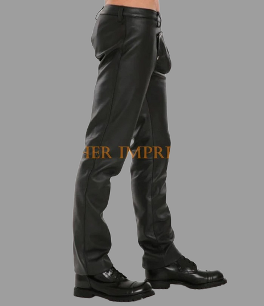 leather pants, leather BDSM Pants, Leather Bondage Pants, Gay Leather Pants, Leather pants mens