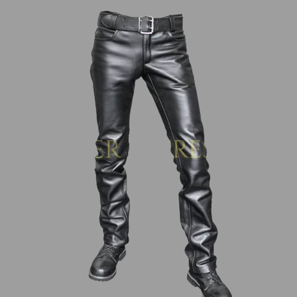 leather pants, leather BDSM Pants, Leather Bondage Pants, Gay Leather Pants, Leather pants mens