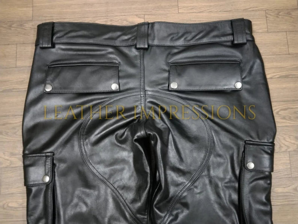 leather pants, leather BDSM Pants, Leather Bondage Pants, Gay Leather Pants, Leather pants mens, leather cargo pants