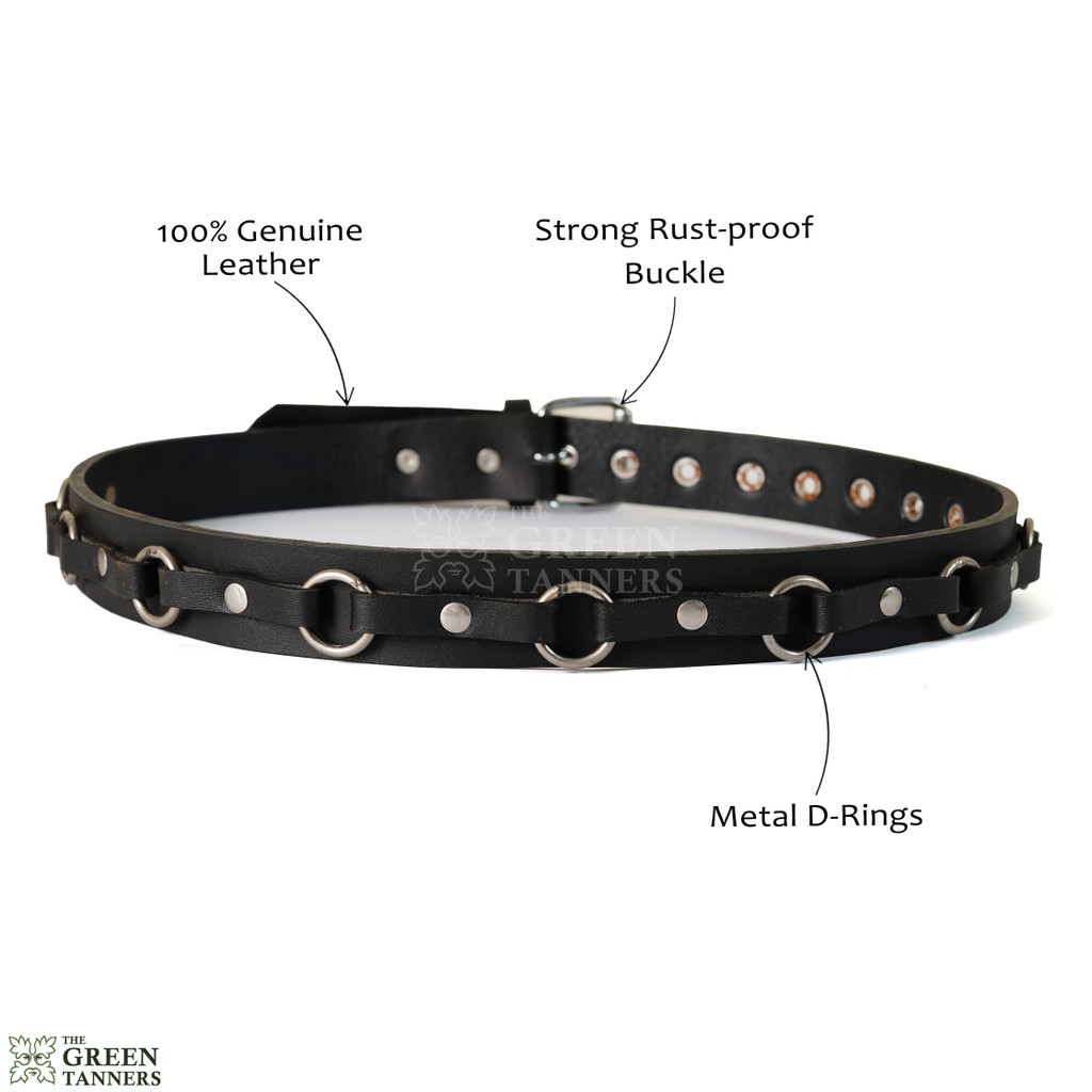 Concho Leather Belt, leather belt BDSM, leather belt bondage