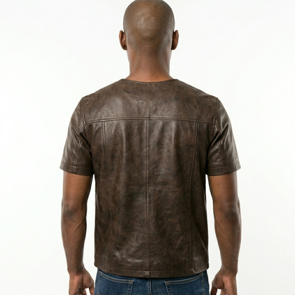 gay leather vest, mens leather vest, leather bikers vest, leather waistcoat