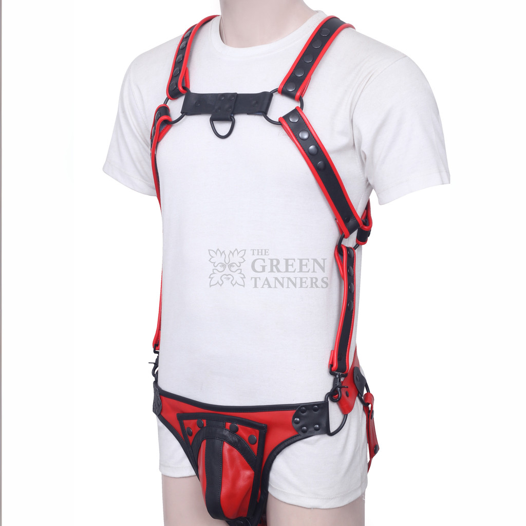 Side of Premium Mens Jockstrap Harness