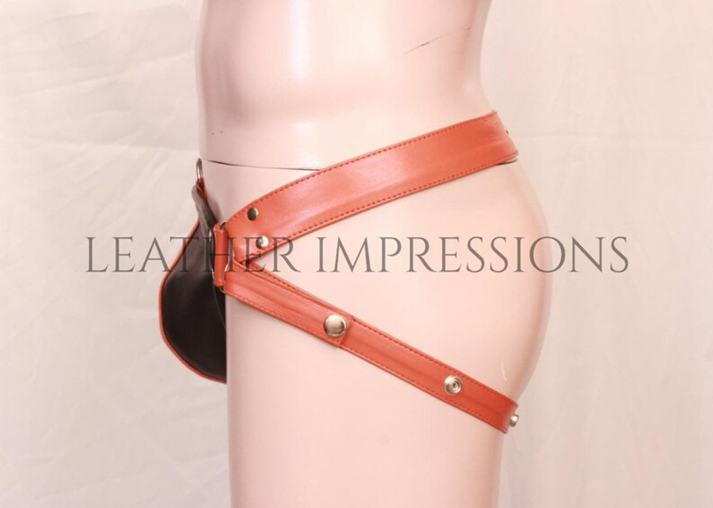leather jockstrap, leather thong, leather underwear, BDSM Jockstrap, leather bondage jockstrap