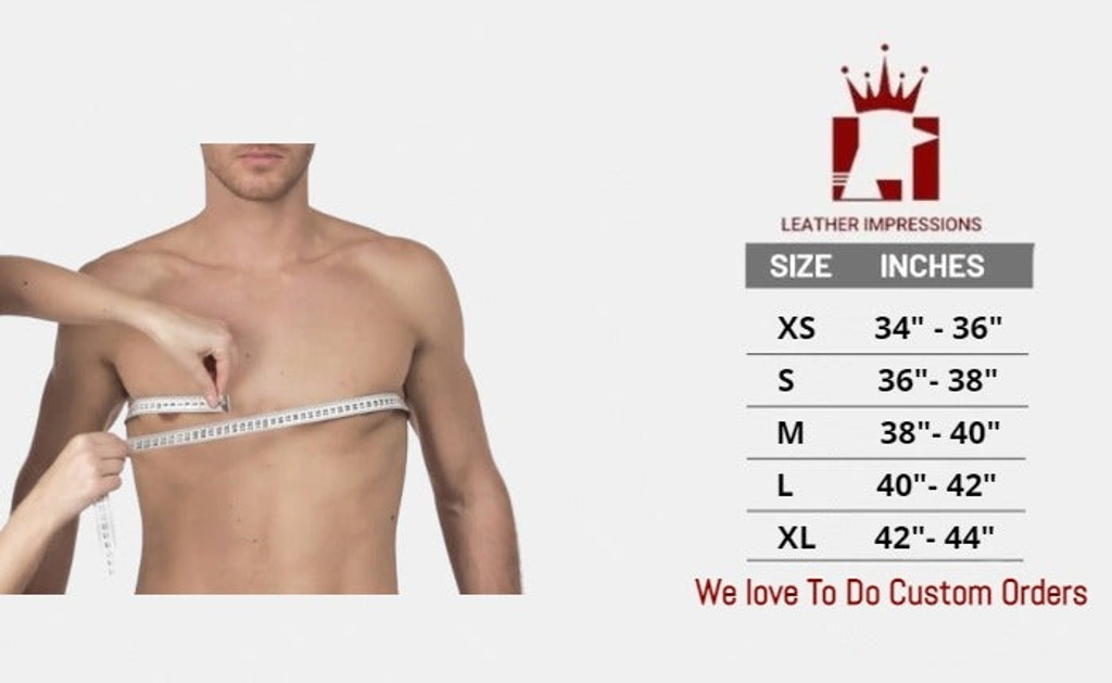 Leather Chest Harness with Stylish Leather Kilt