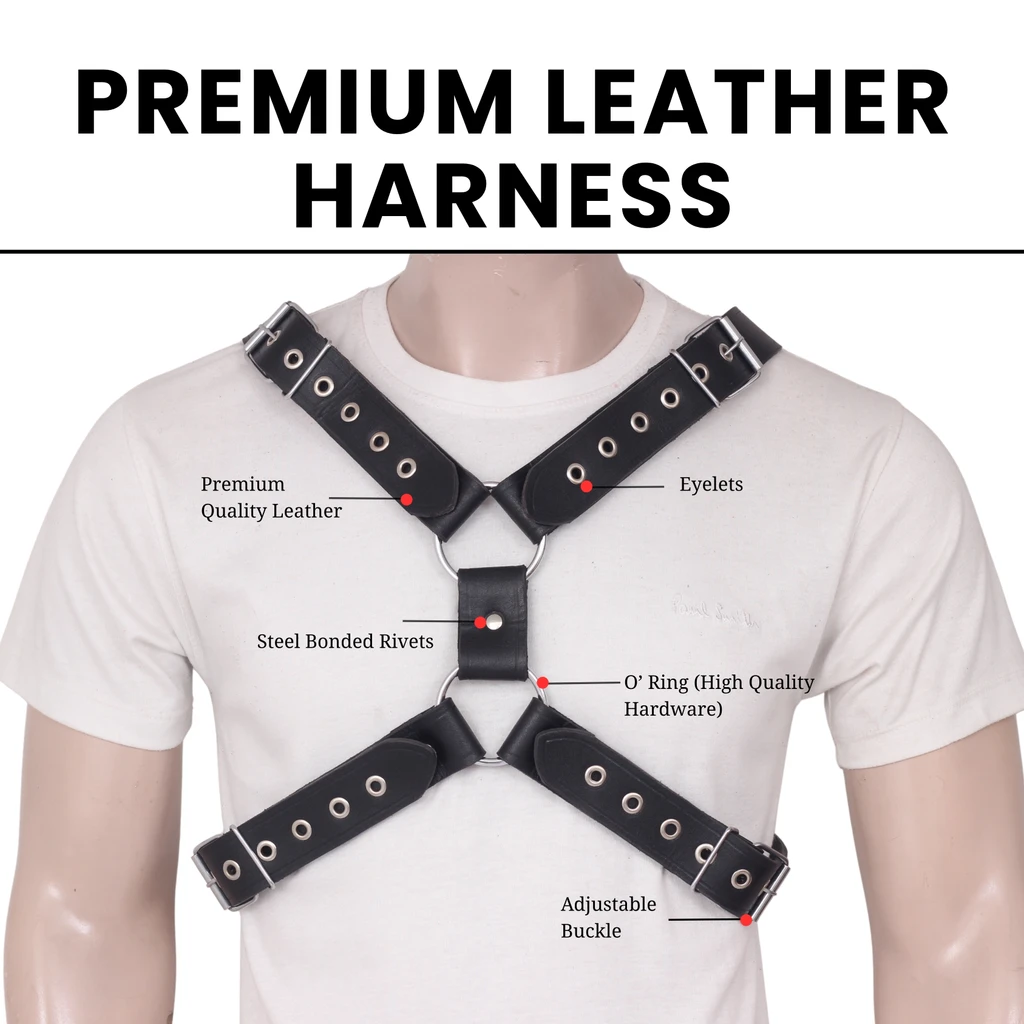 gay leather harness