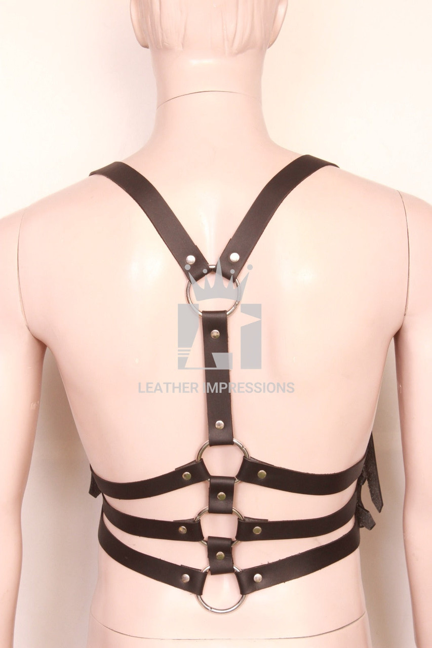 Leather Harness Suspenders for Men - DIFFERIO