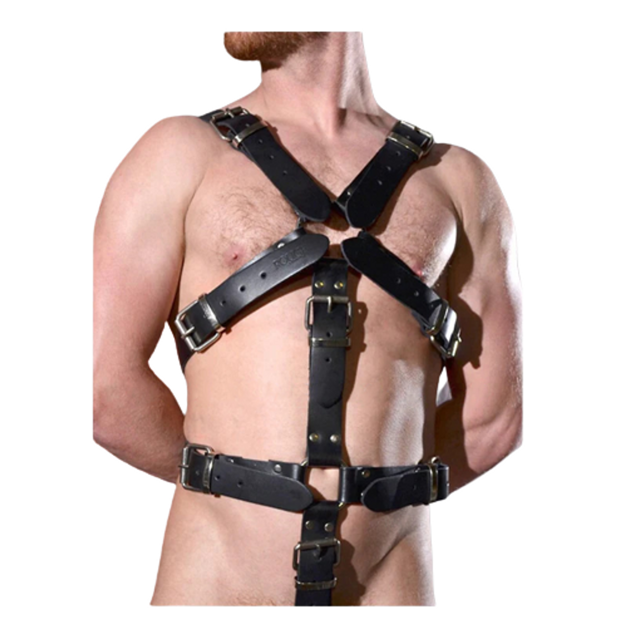 Men Bdsm leather body straps Gay harness Fashion cock harness