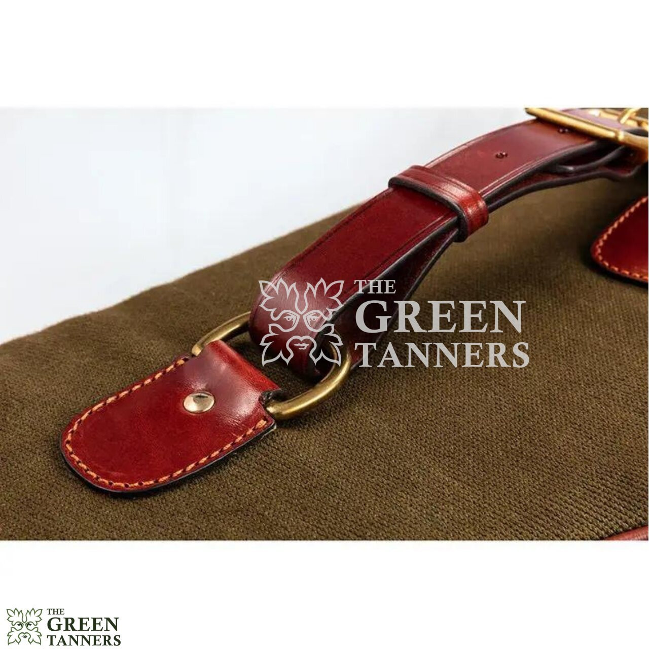 Handmade Canvas Leather Rifle Bag For Sale