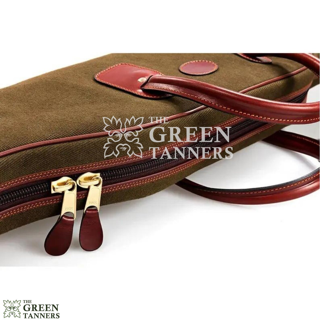 Handmade Canvas Leather Rifle Bag For Sale