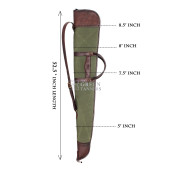 Green Canvas Shotgun Cover, Shotgun Cover, Gun Cover, Canvas Gun Cover