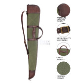 Green Canvas Shotgun Cover, Shotgun Cover, Gun Cover, Canvas Gun Cover