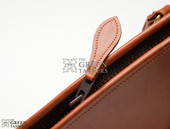 Brown Leather Rifle Case, Leather Rifle Case with Flap, leather shotgun case