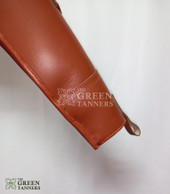 Brown Leather Rifle Case, Leather Rifle Case with Flap, leather shotgun case