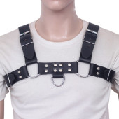 leather mens harness, leather harness